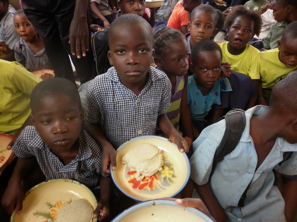 Niños en Sinda, Zambia